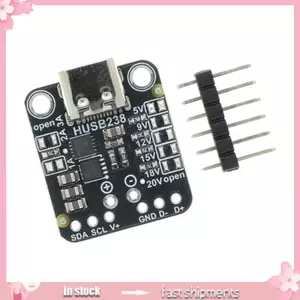 YOI có thể lập trình HUSB238 Mô-đun giải mã Bộ thu USB I2C Thiết bị quản lý nguồn điện năng động Bộ vi điều khiển Flexib
