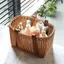Giỏ dã ngoại giả mây, tiện lợi cho mua sắm và đựng rau quả