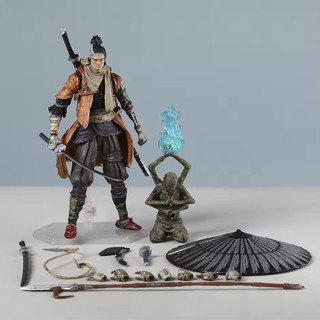 Figma 15cm Không. 483-DX Sekiro: Shadows Die Twice - Nhân vật hành động PVC phiên bản Sekiro DX