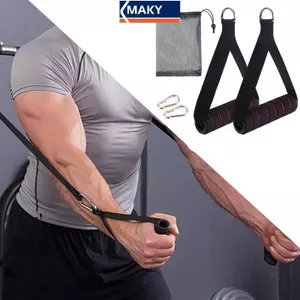 Tay Cầm Tập Luyện Kim Loại D-Ring cho Gym và Yoga - Hỗ trợ Tập nặng và Cable Training