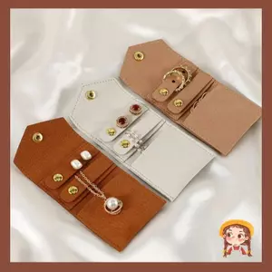 Li Di Động Trang Sức Túi Bảo Quản Trang Sức Thời Trang Hộp Bảo Quản Bông Tai Mềm Túi Thích Hợp Cho Du Lịch Giữ Phụ Kiện