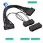 Cáp chia ATX 24 Pin Cáp cấp nguồn ATX 24 Pin Nam 1 đến3 Cổng PSU Nữ Cáp chia nguồn cho máy tính LAPtop