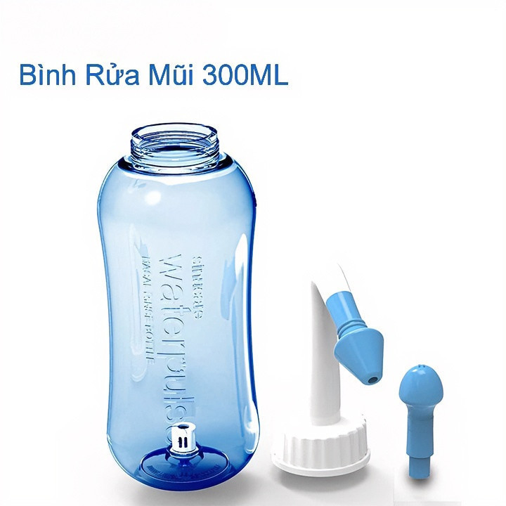 【48h】Bình rửa mũi Water Pulse 300ml chống trào ngược, dễ sử dụng, giúp trị viêm xoang và giảm nghẹt mũi hiệu quả.