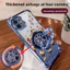 Ốp Lưng Trong Suốt Cho Iphone 17 AIR 16 14 13 12 11 15 Pro X XS Max XR 6 6S 7 8 Plus MINI Sang Trọng Cao Cấp Dễ Thương Giá Đỡ Xoay Đứng Phong Phú Mạ Trong Suốt Vỏ Điện Thoại Mềm