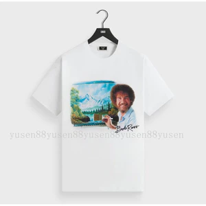 Chất Lượng Cao Phong Cách Mới * * K * * I * * * * T * * H * * Áo thun Cotton cổ tròn in hình Unisex