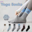 Tất Yoga và Pilates Silicon Grip Cotton, Thoải Mại Thêu Hoa Cho Nữ