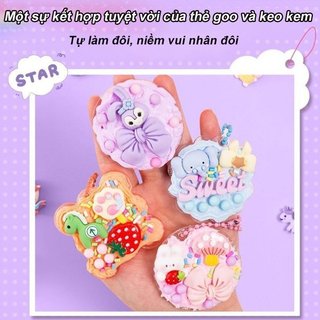 DIY Craft Goo Kit 3D Dán Tóc Kẹp Hạt Hộp Bảo Quản Trẻ Em Handmade Bộ Quà Tặng