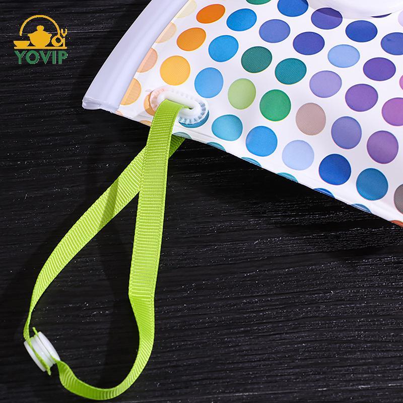 YOVIP Túi Lau Ướt Cho Bé Khăn Lau Di Động Hộp Đựng Flip Cover Snap-Strap Có Thể Tái Sử Dụng Túi Đựng Mỹ Phẩm Có Thể Đổ Lại Hộp Khăn Giấy Hữu Ích VN