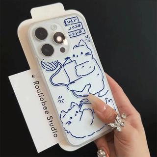 Chủ đề mèo chơi len cho trường hợp iPhone 17pro iPhone 16/15 Skin Sense Frosting Case