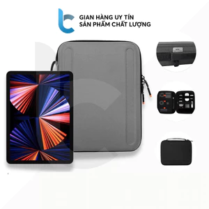 Túi Chống Sốc WIWU Parallel Hardshell - Bảo Vệ Chuẩn Quân Đội, Chống Thấm, Kèm Quai Đeo Cho iPad/MacBook