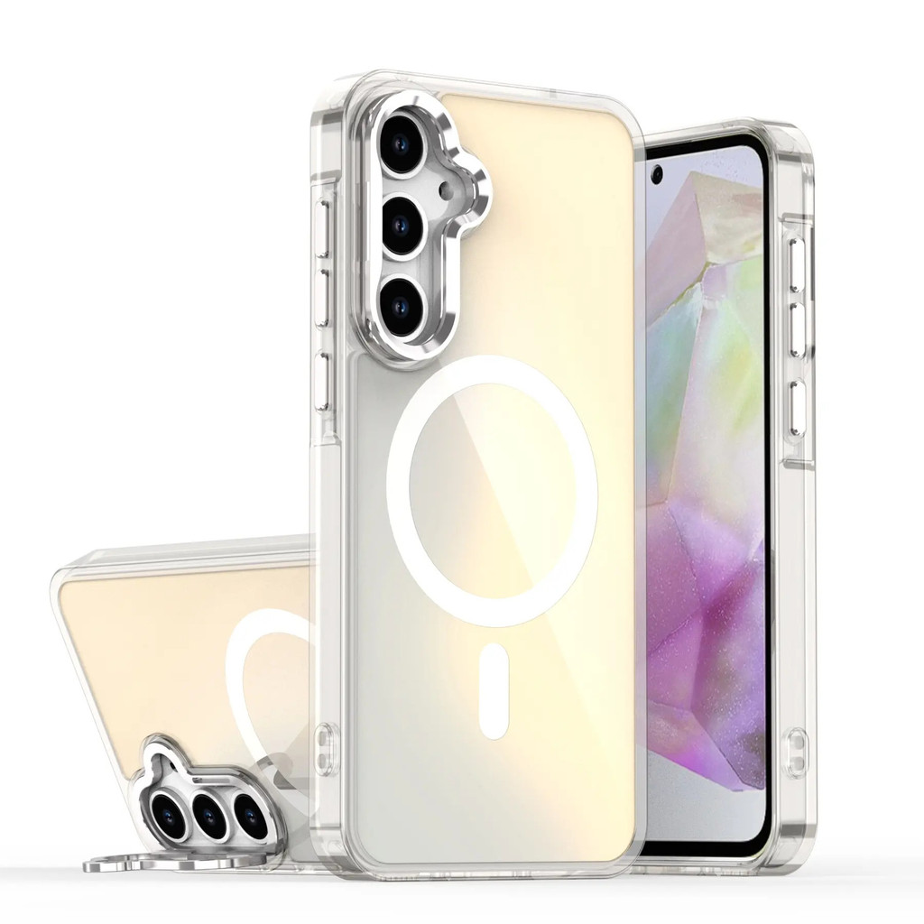 Ốp điện thoại đổi màu có giá đỡ kim loại tương thích cho Samsung S25 Ultra S24 ultra S23 ultra cho A56 5G A36 5G A55 A35 A15 A25 A13 A14 A05S