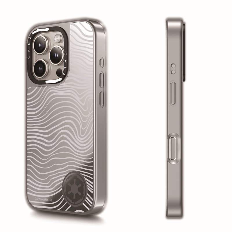 CASECASE X The MandalorianTM Và Grogu Beskar Ingot Ốp Lưng Màu Đen & Bạc Gương Hút Từ Tính IPhone Dành Cho IPhone 17 Air 16 15 14 13 12 Pro Max Plus Ốp Lưng Cứng Có Hộp