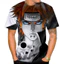 Naruto Anime Họa Tiết In 3D Unisex Mùa Hè Tay Ngắn Cổ Tròn