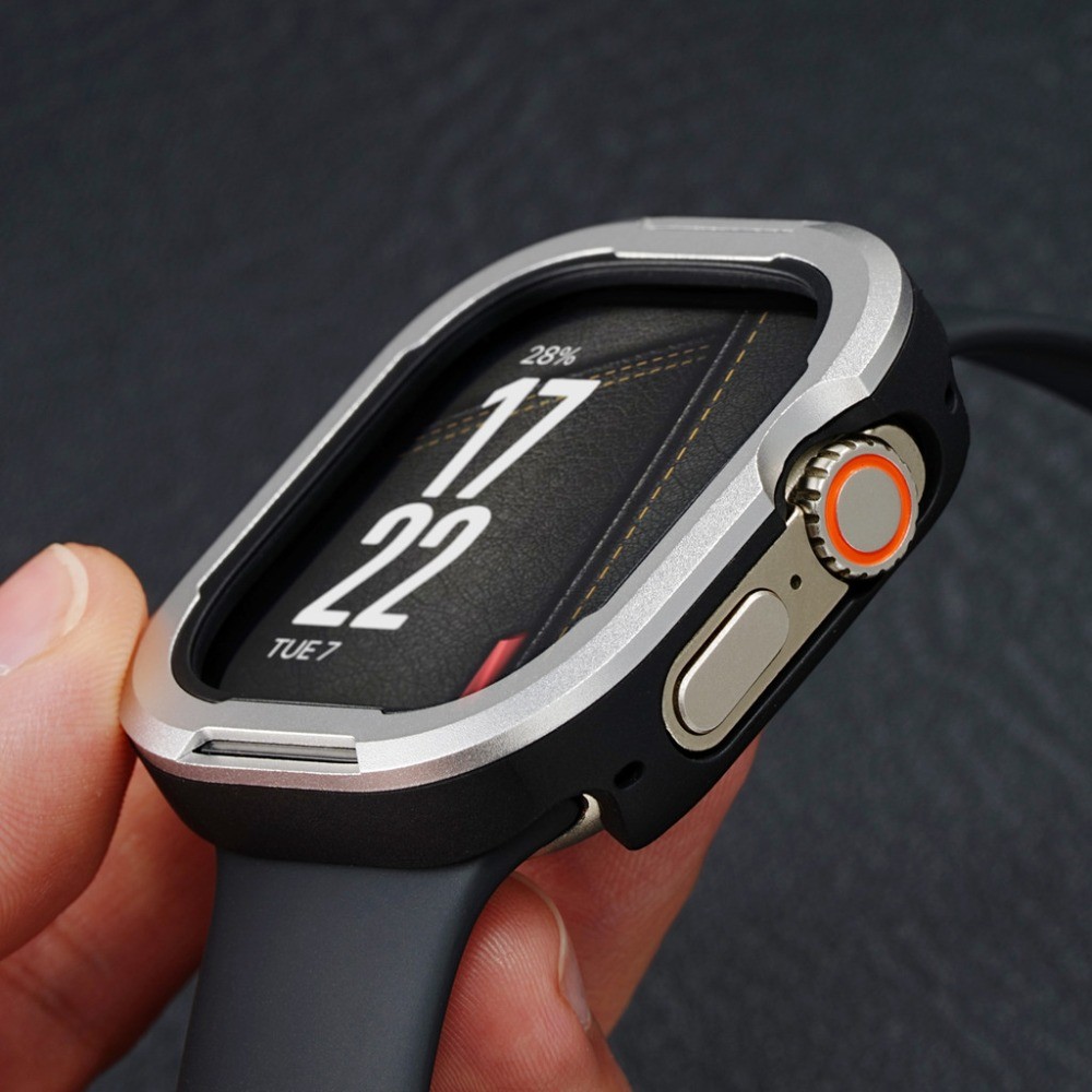 Ốp lưng hợp kim + TPU tương thích cho Apple Watch Series 11 / 10 42mm 46mm Ultra3 / 2 49mm 9 8 7 6 5 4 41 45mm 44 40mm