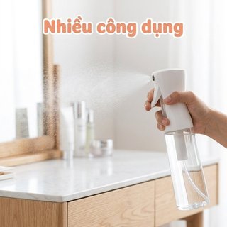 Bình xịt áp lực cao Xịt phun sương PP PET Refillable Face Hair Du lịch Mỹ phẩm Nước
