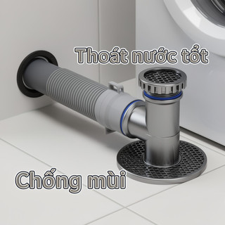 Đầu nối thoát nước máy giặt ABS Chống mùi Chống chảy ngược Chống tắc nghẽn Vòi bồn rửa phòng tắm
