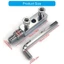 COO Gãy Dây Extractor Threading Tool Tap And Screw Remover Water Break Extractor cho 1 2Inch 3 4Inch 1Inch