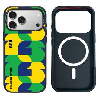 CASECASE X FIFA WORLD CUP Ốp lưng máy ảnh màu trắng Phiên bản vòng màu đen mờ cứng hút từ tính Vỏ tác động cho Apple IPhone 13 14 15 16 17 Pro Max Air Plus có hộp