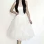 CATMALLER88 Underskirt Crinoline, Trắng Gothic Petticoat, Thời Trang Thoáng Khí Cosplay Không Vòng Crinoline Váy Nữ Cô Gái