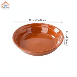 Đĩa gốm sứ lõm Đĩa ăn tối bằng gốm cho lò vi sóng Máy rửa chén nướng và phục vụ an toàn