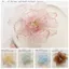 OLVIDO Organza Hoa, Chất Liệu Organza Vải Hoa Phụ Kiện DIY, Hình Hoa Thanh Lịch Màu Hồng Quần Áo Phụ Kiện Đám Cưới