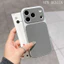 Ngay lập tức, Da trơn cửa sổ lớn, Tương thích với iPhone 17, 16, 15, 14, 13 Pro Max Vỏ điện thoại họa tiết da (Model 16 PM / 15 / 14), Họa tiết da máy ảnh lỗ lớn Ph