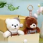 Đồ chơi nhồi bông gấu GUSTAVA, Móc khóa gấu hoạt hình Gấu nhỏ, Túi móc khóa búp bê sang trọng nhồi bông 13cm