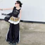 Bé Gái Thường Ngày Quần Ống Rộng Mùa Hè Phong Cách Mới Trẻ Em Mỏng Kiểm Tra Mông Rèm Quần Thời Trang