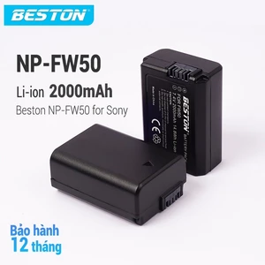 Pin Sạc Máy Ảnh Sony NP-FW50 Beston Dùng Cho Máy Ảnh Sony A6000 A6300 A6500 A7 A7 II A7R A7S, NEX-3, Nex5..