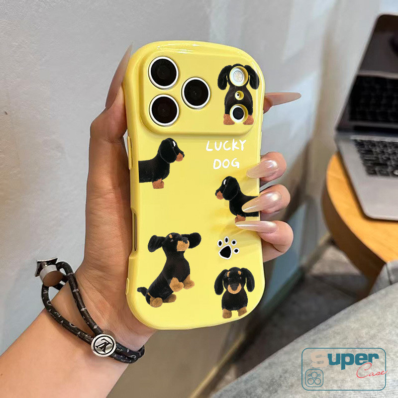 Ốp Lưng Cho IPhone 12 17 11 16 13 14 15 Pro Max 17Air 15 14 Plus Kem Dễ Thương Mèo Kitty Eo Nhỏ Thích Hợp Để Nắm Tay Mèo