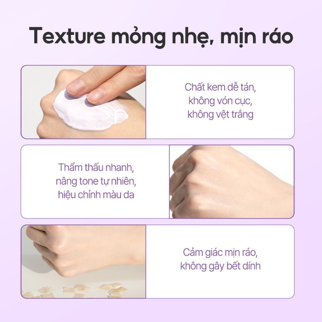 d'Alba Kem Chống Nắng Làm Tông Tím - White Truffle Tone Up Sunscreen (Purple) 50ml