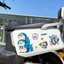 Xe Máy Điện Xe Máy Dán Xe Hoạt Hình Độc Đáo Doremon Cửa Sổ Cơ Thể Trầy Xước Chặn Miếng Dán Trang Trí