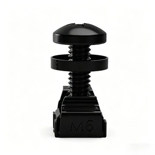 Bộ ốc vít M6x16mm đen bạc cho tủ máy chủ 10 bộ Kích thước: M6 x 16mm،Mạ kẽm،Bắt tủ rack, tủ mạng