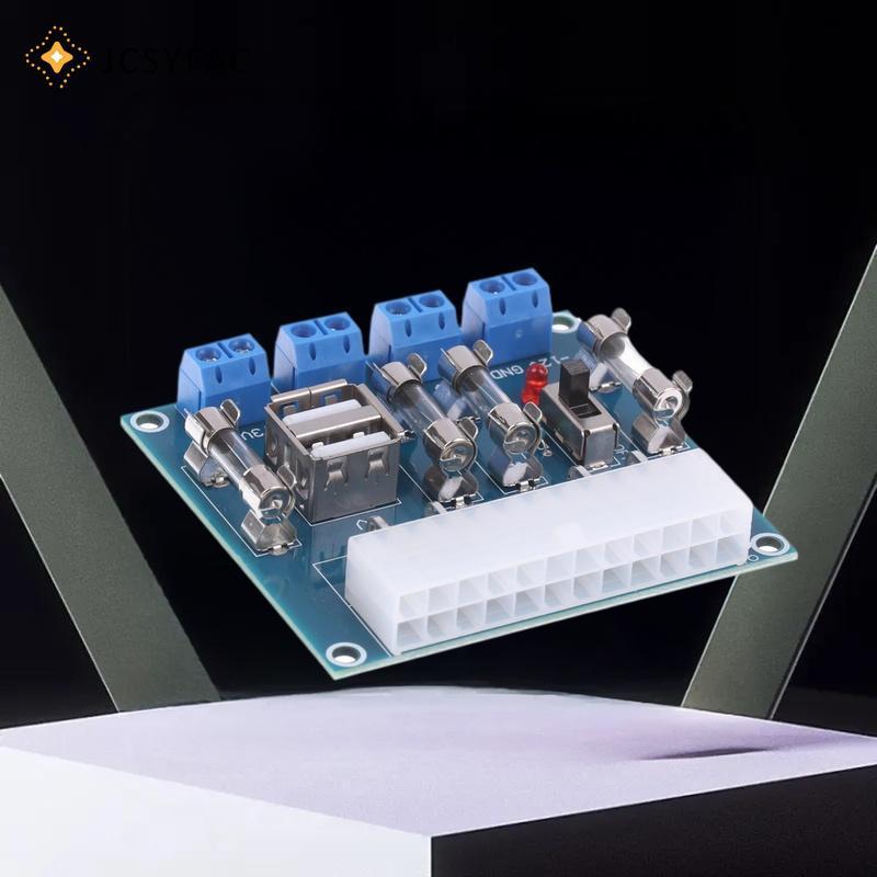 JCSYFAC 1 Bộ Chuyển Đổi Nguồn Cung Cấp Mô Đun Kiểm Tra Nguồn Điện Mạch Ổ Cắm Mô Đun HU-M28W Máy Tính Để Bàn Điện ATX Chuyển Ban Mới