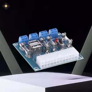 JCSYFAC 1 Bộ Chuyển Đổi Nguồn Cung Cấp Mô Đun Kiểm Tra Nguồn Điện Mạch Ổ Cắm Mô Đun HU-M28W Máy Tính Để Bàn Điện ATX Chuyển Ban Mới