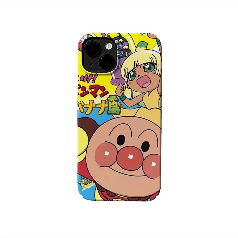 Ốp Điện Thoại Anpanman Thích Hợp Cho IPhone 7 8 PLUS 11 12 PRO 17 AIR 16 15 14 13 ProMax XR XSMAX QYJS Phim Vỏ Cứng Chống Sốc Chống Bụi Bẩn