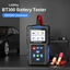 BT300 Máy kiểm tra pin ô tô Hệ thống công cụ pin ô tô Phát hiện máy phân tích pin tự động 12V 24V Chẩn đoán lỗi pin ô tô