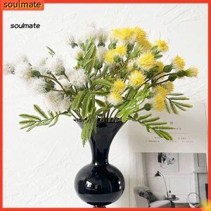 Linh hồn| Hoa nhân tạo Phong cách Nhật Bản Hoa giả Nhân tạo Pompon Silk Hoa cúc Thân hoa – Quả bóng hoa giả nhỏ cho mùa thu Đám cưới Trung tâm Bình chất độn Diy