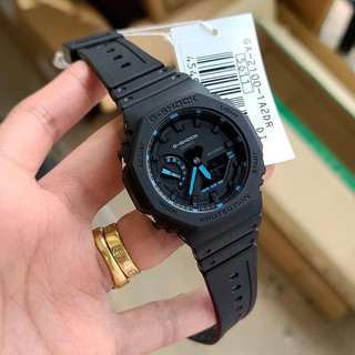 Đồng Hồ Nam Dây Nhựa Casio G-Shock GA-2100-1A2DR Lõi Carbon - Chống Nước 200m | GA-2100-1A2