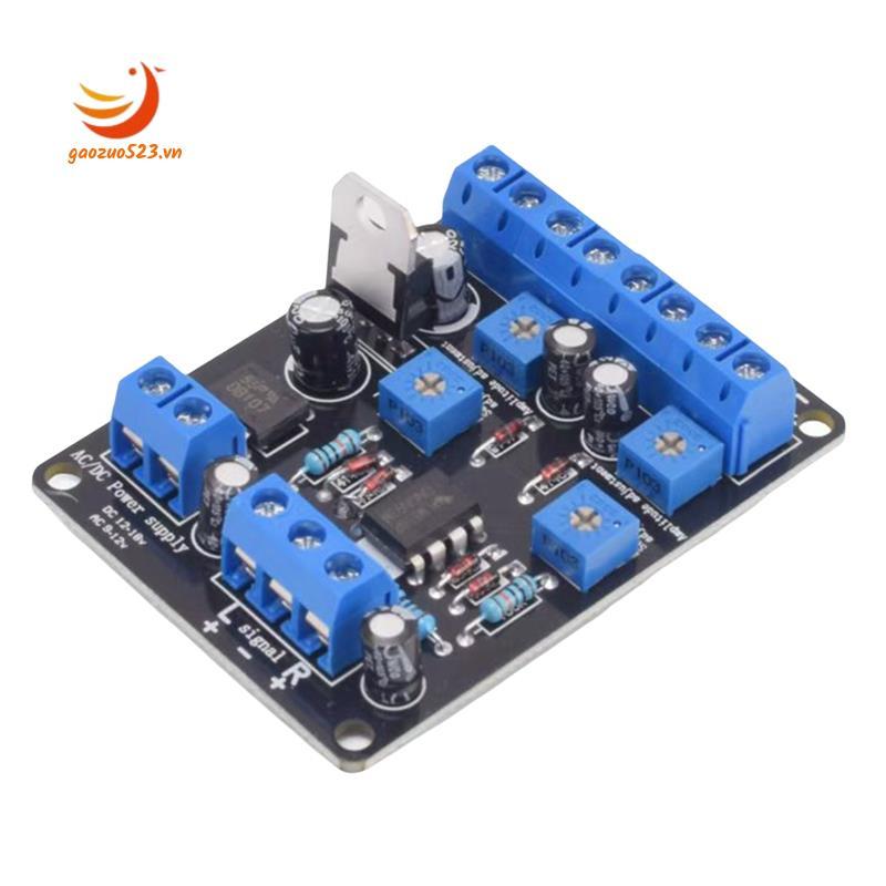 [gaozuo523.vn] Bảng đo âm thanh mức VU DC12-18V Bảng mô-đun bảng điều khiển đồng hồ đo mức âm thanh