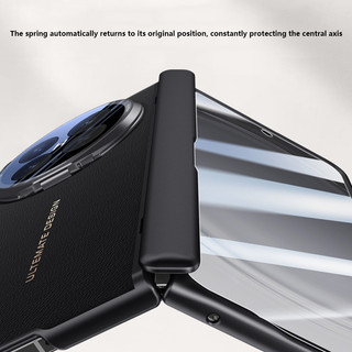 360° Ốp Da PU Bảo Vệ Toàn Diện Cho OPPO Find N6 Find N5 Vỏ Chống Sốc Tích Hợp Kính Cường Lực & Ống Kính Hợp Kim