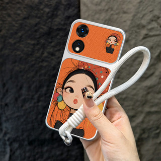 Ốp Lưng PBZZ Cho OPPO Reno 8t a18 a38 4g a78 a58 a98 8t a60 a17 a17k 5G Vỏ Điện Thoại Lo Âu Vỏ Mềm Chống Sốc Thiết Kế Mới Thẩm Mỹ Hoạt Hình Dễ Thương Có Dây Buộc Cho Bé Gái TBDTMD1