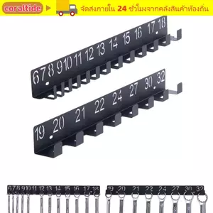 Giá sắp xếp cờ lê CORALTIDE, Móc treo cờ lê đa chức năng nhãn kỹ thuật số, Móc treo dụng cụ di động treo tường