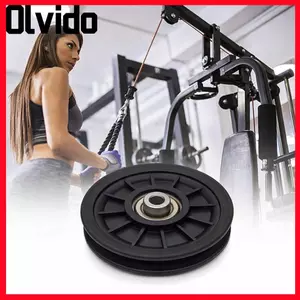 Bánh xe ròng rọc tập thể dục OLVIDO, cáp tích hợp hạng nặng|Bánh xe ròng rọc, Thiết bị tập thể dục bền bỉ và yên tĩnh chuyên nghiệp