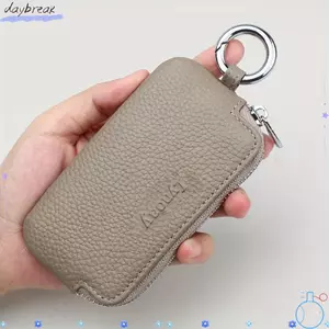 Hộp đựng chìa khóa da DAYBREAK, Dụng cụ sắp xếp ví chìa khóa đa chức năng PU, Dây kéo thời trang Chìa khóa ô tô cỡ nhỏ Dụng cụ sắp xếp hàng ngày