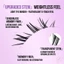 Bộ lông mi giả phong cách Rock - Upper Lower C Curl Natural Look Sợi nhân tạo