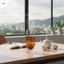 Cốc Nước Thủy Tinh Cao-Borosilicate Thiết Kế Đáy Dày Cho Trà Cà Phê 350ml