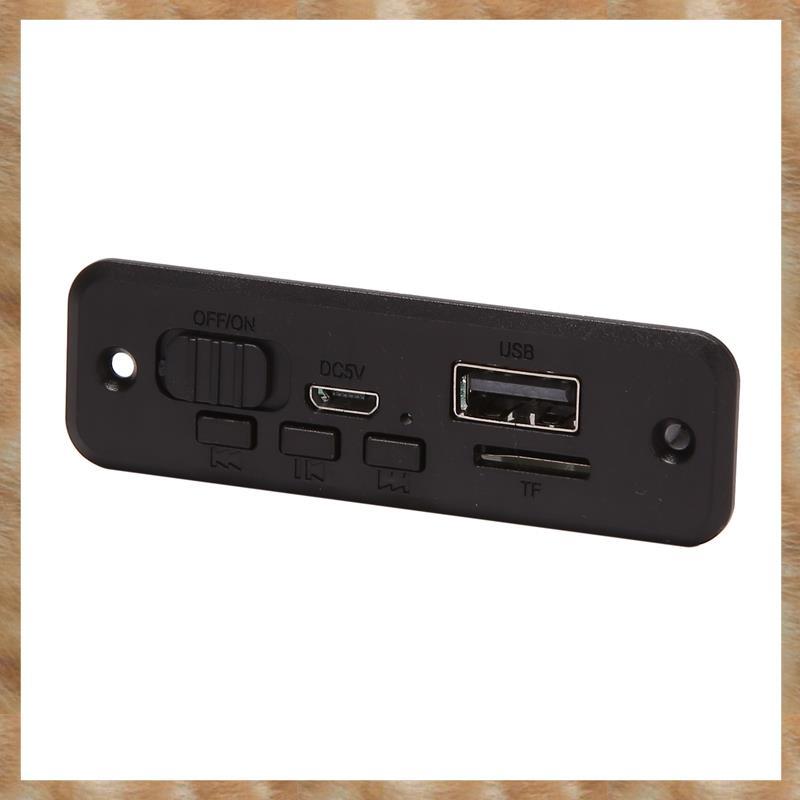 [S Z] Bảng giải mã MP3 Bộ khuếch đại công suất 5V Bộ giải mã Bluetooth 5.0 2X3W Chức năng gọi Mô-đun vô tuyến FM Hỗ trợ chức năng MP3 / USB