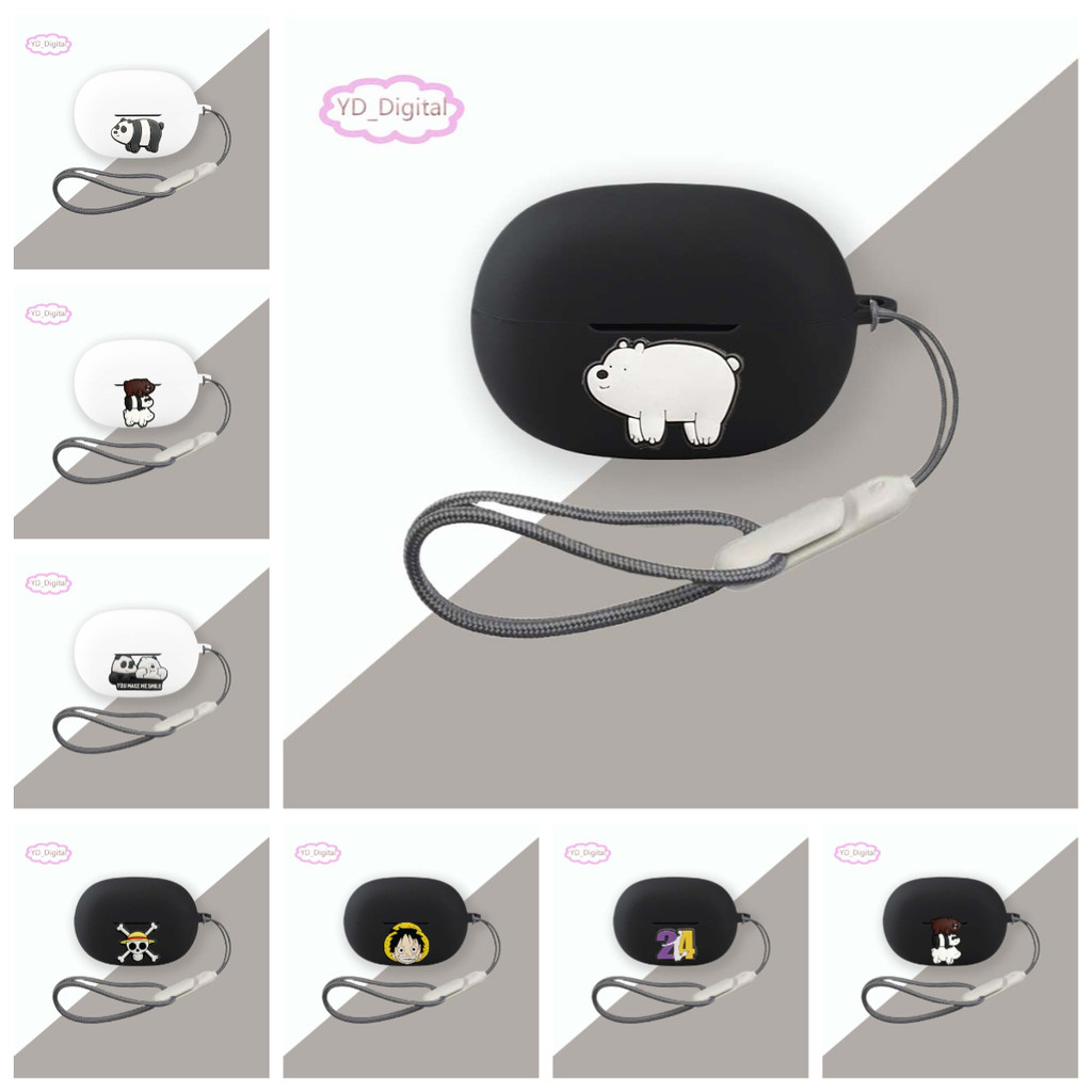 Dành Cho Edifier Comfo Bass Vỏ Bảo Vệ Tai Nghe Có Vòng Chống Bụi, Ốp Silicone Mềm, Thiết Kế Dễ Thương