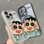 Ốp bảo vệ iPhone Crayon họa tiết Shin-chan Sạc từ tính Chống trầy xước -iP7/8/X/XS/11/12/13/14/15/16/17/Plus/Pro/Max/Air